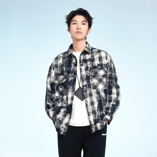 【新品上新】HX 春季衬衫式茄克衫外套C105510003101 商品图1