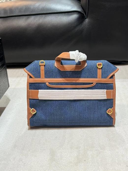 D122161轻盈有质感帆布丹宁系列小号双肩包斜挎包 商品图3