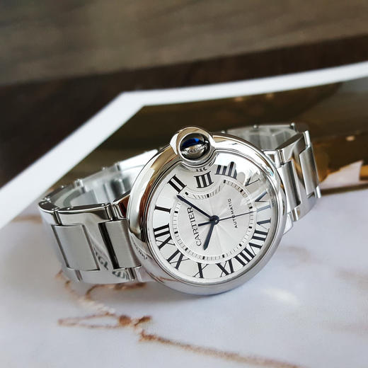 【95新】CARTIER 卡地亚WSBB0048自动机械机芯36MM（中性款）蓝气球系列精钢 091225TH10 商品图5