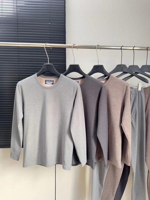 D122104秋冬必入男士羊绒蚕丝保暖内衣套装 商品图6