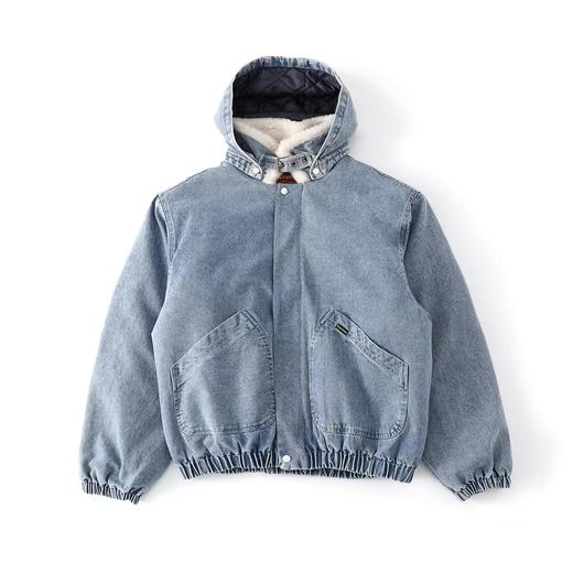D122153牛仔羊羔毛夹克外套男女同款牛仔棉服 商品图6