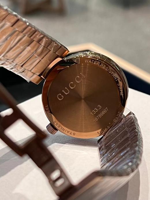 D122168双G系列灰盘瑞士石英机芯手表腕表 商品图3