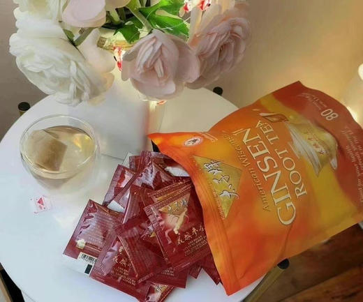 增强免疫‼️👍特价🔥💰350元/80小袋！🇺🇸美国制造🇺🇸纯正西洋参✈️太子牌✅花旗参茶包 商品图1