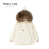 丹麦MINI A TURE童装25冬新男女小童防水保暖毛领精灵帽夹克外套 商品缩略图6