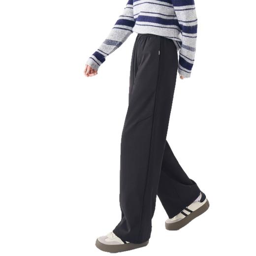 丁摩 【鹅绒阔腿裤】冬女装新保暖加厚宽松防风窄版直筒阔腿羽绒裤子5ZF-12227 商品图4