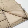 D122124冬季长款加厚保暖卡其色棉服女小众设计款棉衣面包服外套 商品缩略图5