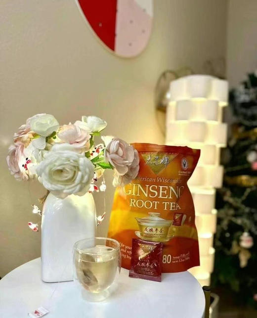 增强免疫‼️👍特价🔥💰350元/80小袋！🇺🇸美国制造🇺🇸纯正西洋参✈️太子牌✅花旗参茶包 商品图5