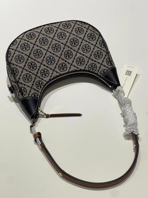 D122160提花可调节肩带可单肩可斜挎新月包 商品图11