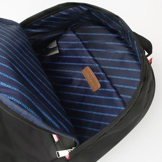 阿汤 商务休闲防泼水尼龙织物配环保PU男士双肩包 T-1237 商品图8