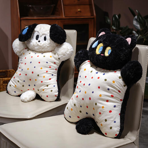 自然醒大眼仔刷花捏捏豆袋抱枕QYL 商品图10