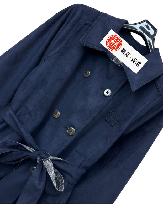 女款绒皮双面穿风衣外套la017 商品图2