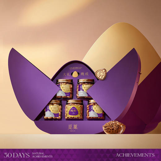 【汇总SKU】觅菓大坚果礼盒 竹韵 擎云 剑兰 觅果时尚高档坚果礼盒 商务大坚果礼 商品图14