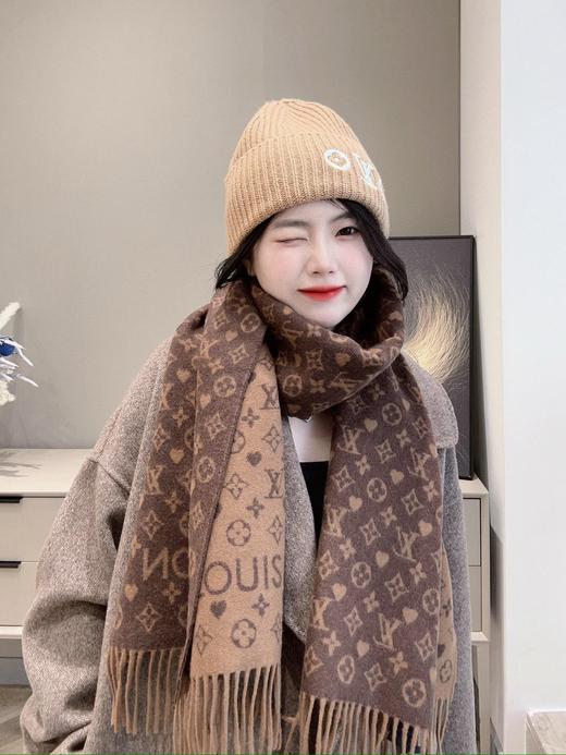 驴家 桃心流苏款  双面围巾（DSX） 商品图3