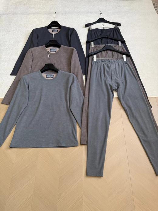 D122104秋冬必入男士羊绒蚕丝保暖内衣套装 商品图12