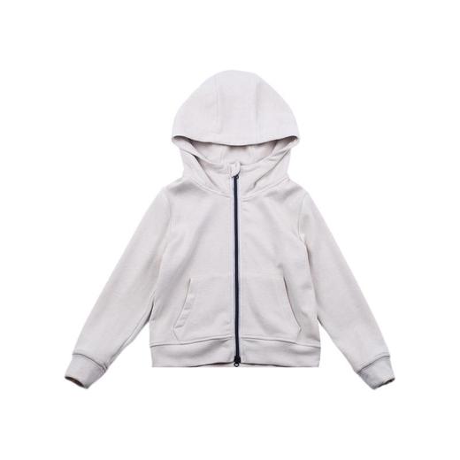 艾摩贝贝女童秋冬季可内搭上衣羊毛双面绒洋气撞色修身卫衣外套 商品图4