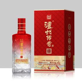 泸州老窖·泸州传奇恒运祥福·500mL*6瓶 52度纯粮浓香白酒【京东快递或顺丰快递】