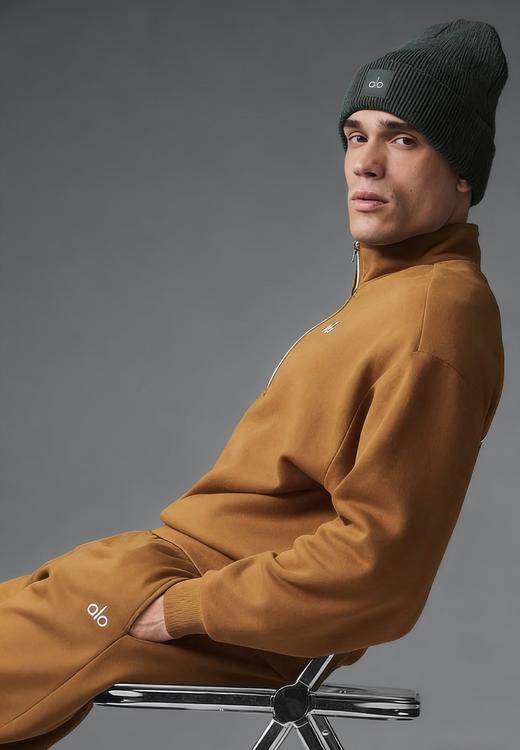 AL0 半拉链加绒套装 立领卫衣 卫裤 WY010 WK851 商品图2