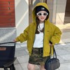 艾摩贝贝儿童休闲韩版耐磨宽松户外防风撞色连帽冲锋衣外套【四级强防水】 商品缩略图3