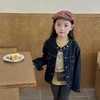 艾摩贝贝2025秋季新款儿童韩版洋气休闲帅气立领牛仔夹克外套上衣 商品缩略图2