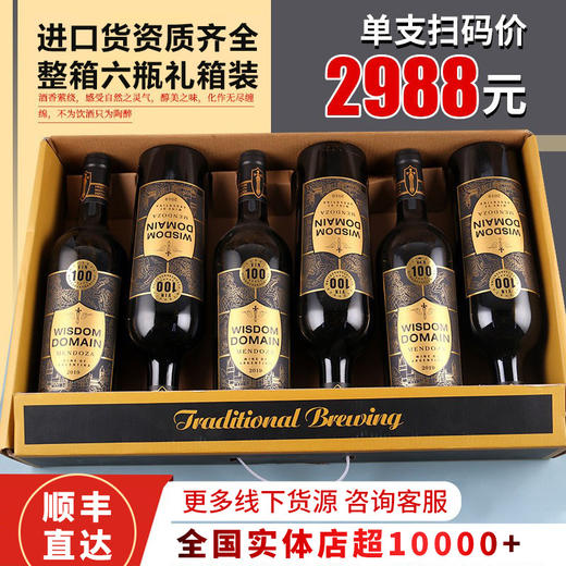 阿根廷智域法蓝金盾红酒 14.5度阿根廷干红葡萄酒 6支装 干红葡萄酒 商品图0