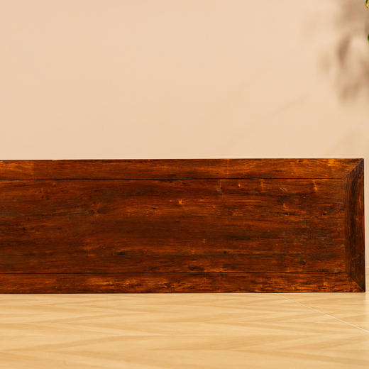 清代  红木夹头榫刀牙板带托子平头案 商品图3