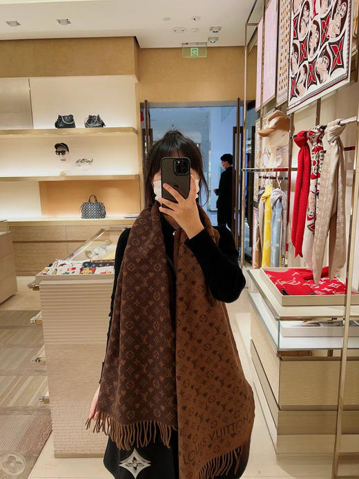 驴家 桃心流苏款  双面围巾（DSX） 商品图5