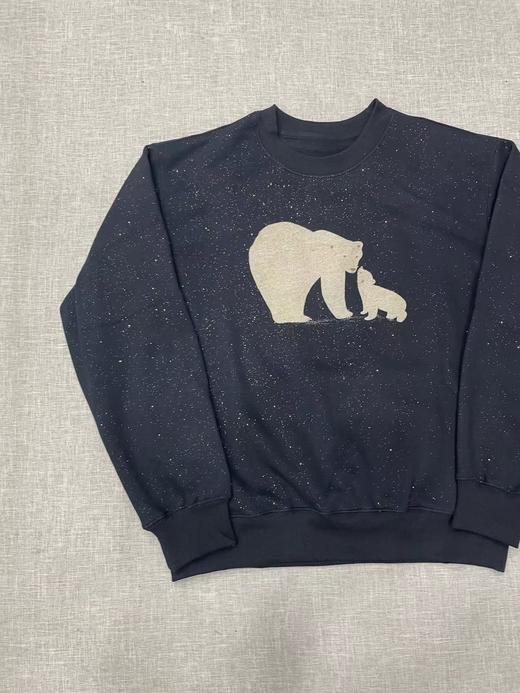 D122116卫衣2025冬新品双面磨毛闪粉棉质圆领卫衣MBE4SWS002 商品图8