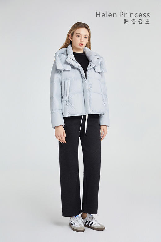 立领连帽羽绒服 商品图2