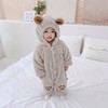初生婴儿连体衣宝宝衣服哈衣宝宝夹棉冬季衣服新生儿外出哈衣爬服 商品缩略图1