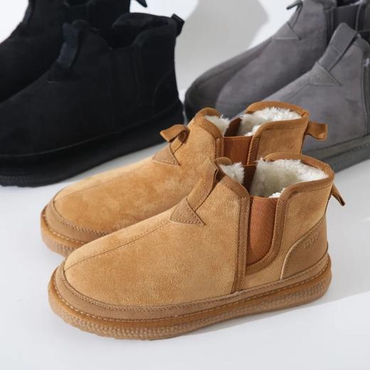 冬季一脚蹬保暖加绒厚底高帮鞋 商品图0