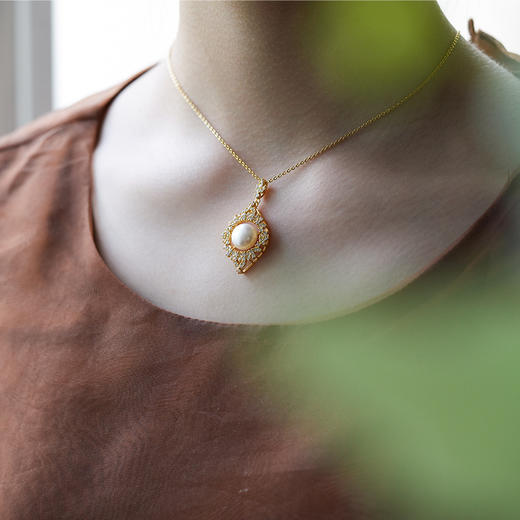 佐奈美珍珠福利专场（推文） | 紫云母项链、红玛瑙吊坠、巴洛克异形珠戒指、T形耳钉、鲍鱼贝胸花...共20+款可选 商品图1