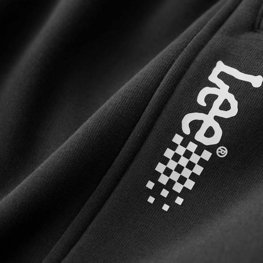 直发【2594】LE儿童加厚加绒卫裤 宽松直筒束脚 内里温暖细绒 商品图5