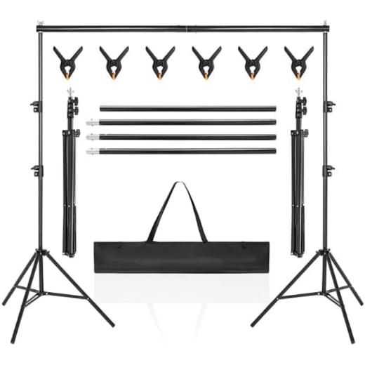 美国 AKOZLIN 便携拍照背景支架 可调节摄影背景 商品图1