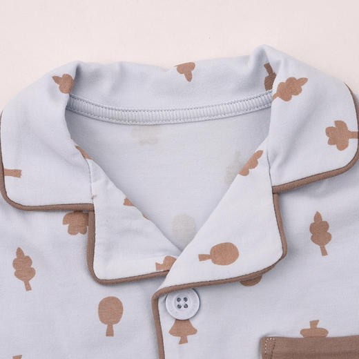 棉果果春季新品男宝大码中大童满印柔软舒适5A抗菌纯棉对开套装M111304226023 商品图1