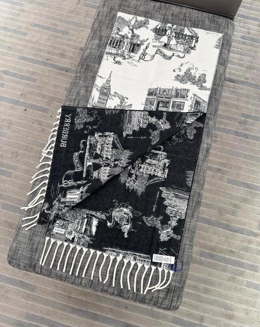 中性款羊绒围巾披肩ba007 商品图1