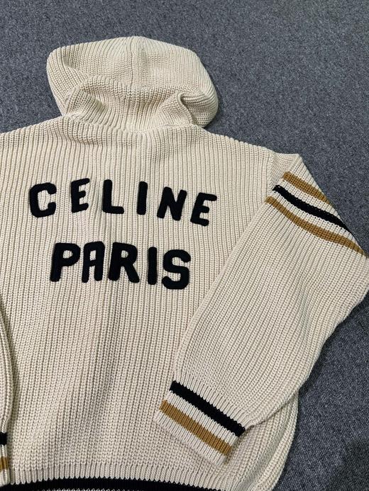 中性款字母连帽针织毛衣开衫zh008 商品图2