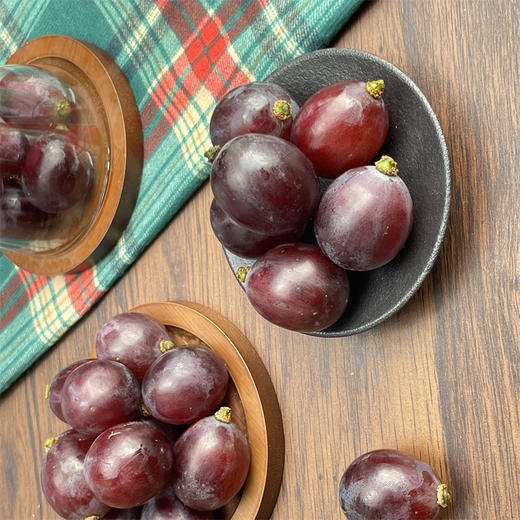 【顺丰快递】巨峰葡萄精品粒果 葡萄界的六边形战士 通体紫褐色 丰润饱满 果香四溢 皮薄易剥 肉厚汁多籽少 BQM 商品图3