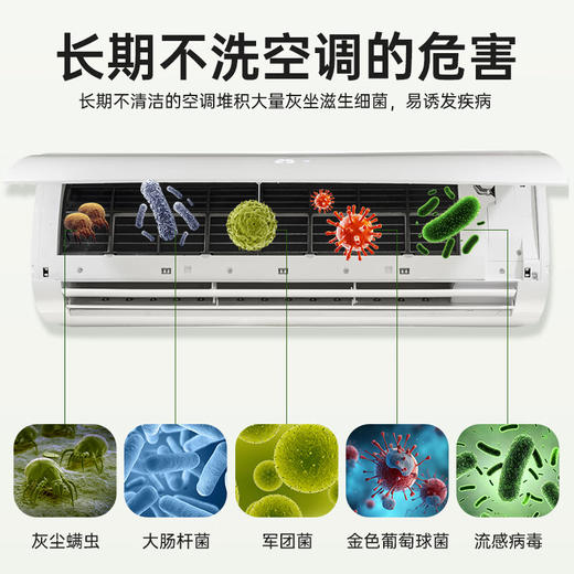 巨奇-空调清洗泡泡-柠檬600ml 商品图3