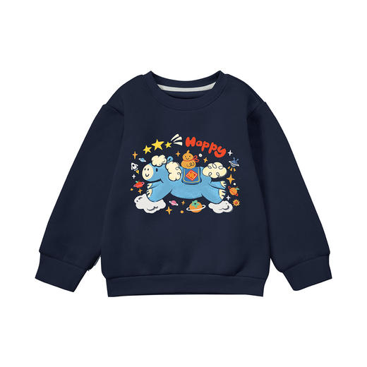 59.9 任选2件 马年儿童拜年服女童冬季加绒卫衣女宝新年上衣女孩红色过年童套装 商品图7