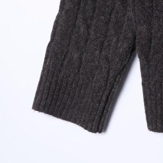 8865SDSA男士秋冬新款痞帅男装慵懒风简约纽花立领针织毛衣百搭时尚 商品图4