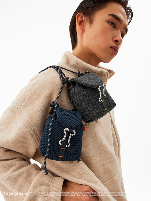 CryingCenter 轻便通勤单肩斜挎迷你随身小包 哭喊中心 商品图5