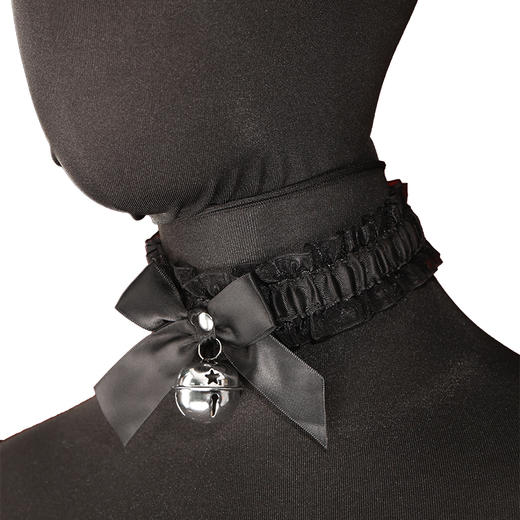 【项圈&choker】谜姬 荷花边项圈SM另类玩具 商品图3