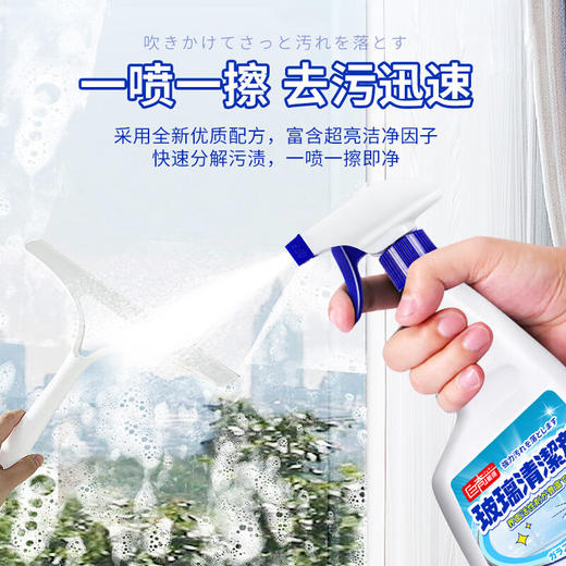 巨奇-玻璃水清洁剂白色500ml 商品图2