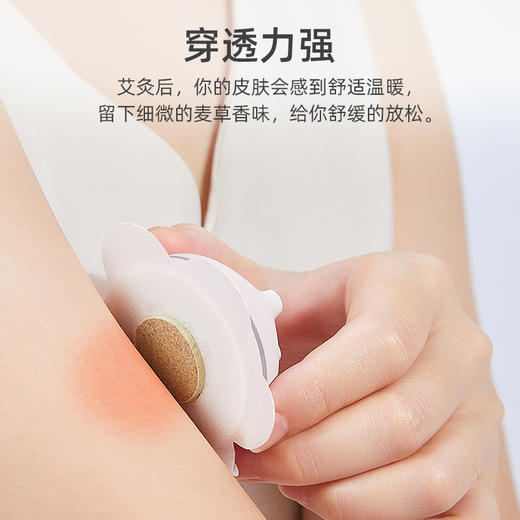 攀高智能艾灸仪PG-8600白色便携式家用无烟艾灸 商品图2