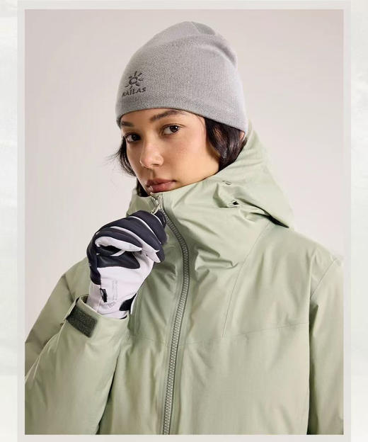 【秒杀价已调 直接拍】凯家女款 中长款 硬壳羽绒服 600蓬 鹅绒服 商品图5