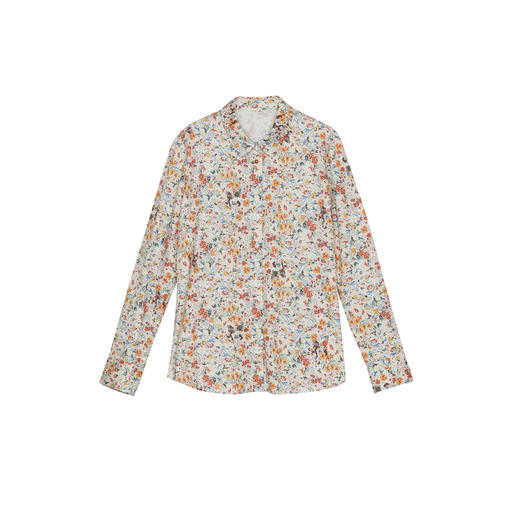 谜底碎花衬衫长袖2026年春季新品复古风纯棉合体衬衣女265MC5019 商品图4