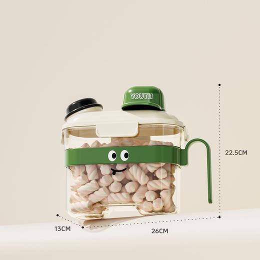 🤩今天就给大家安利【卡通防潮密封手提零食茶叶收纳盒】 😍 防潮防尘大容量  节省储存空间~ 💥给零食一个固定的“家”!! 商品图5