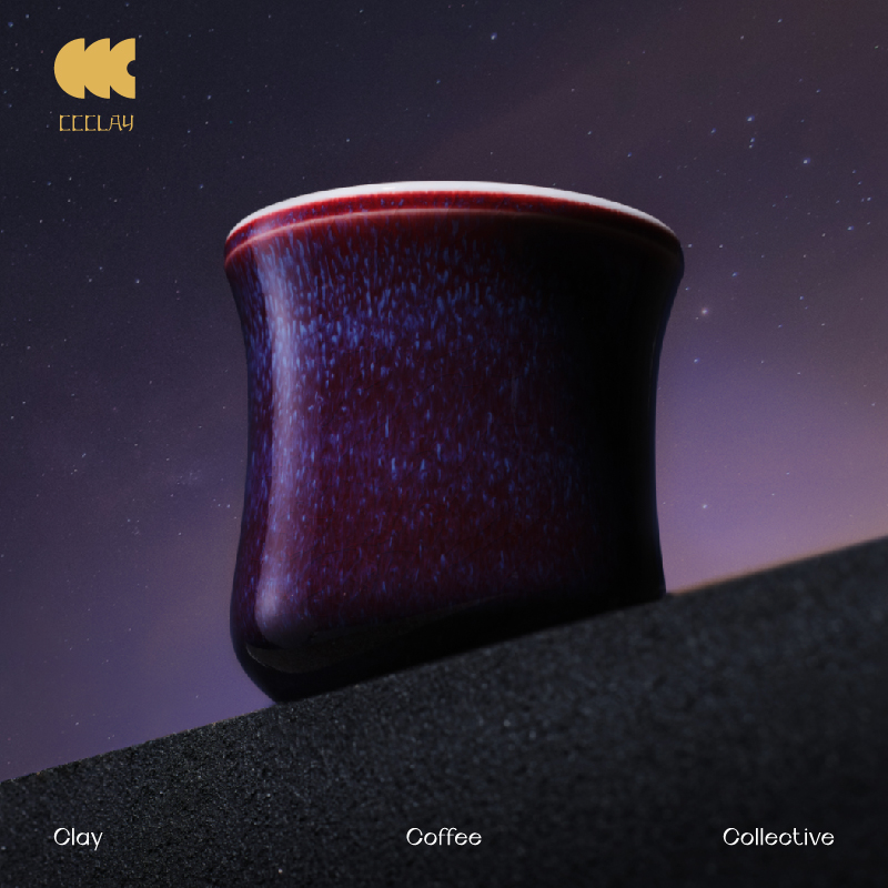 CCCLAY "工"系列 | 紫金郎红 咖啡品鉴杯 陶瓷杯