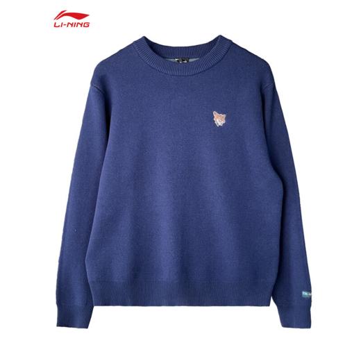 李宁（LI-NING）迪士尼疯狂动物城联名套头无帽编织衫男2025冬季保暖毛衣AMBV433 商品图0