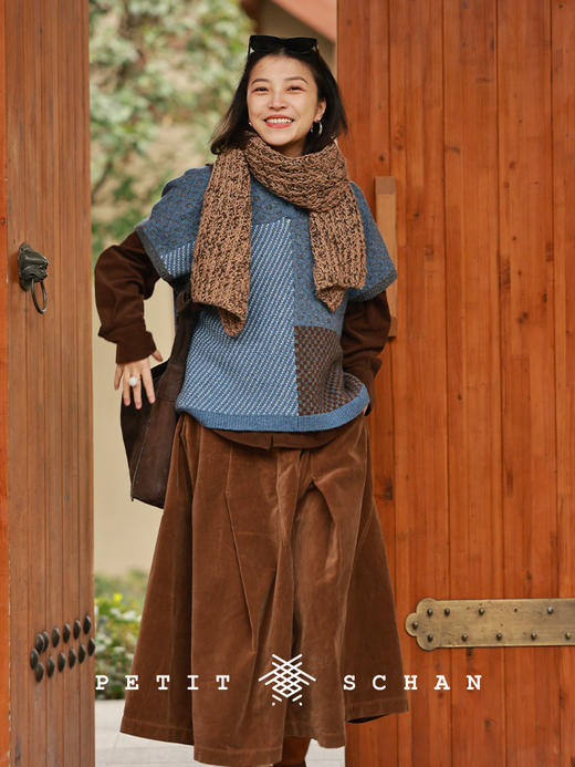 PETIT SCHAN小闪 CLO#1002 At ease 怡然自得 匹马棉灯芯绒休闲长袖衬衫 商品图5